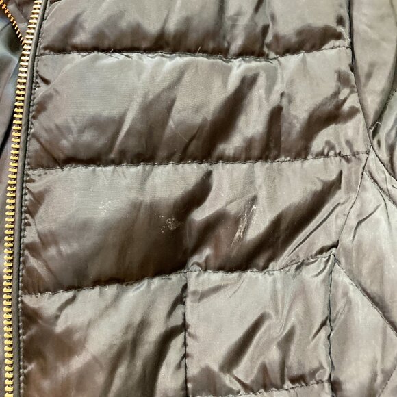 Michael Kors Black Quilted Down Puffer Coat Size M - Picture 7 of 12